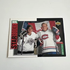 1993-94 Upper Deck Star Rookie Checklist #236 Montreal Canadiens NHL King - Picture 1 of 2