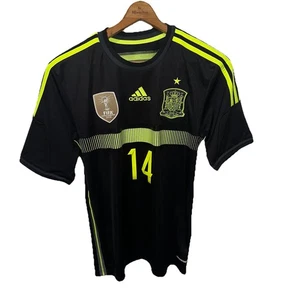 Xabi Alonso #14 Spain Away 2014 World Cup Adidas Jersey Size Small - Picture 1 of 16