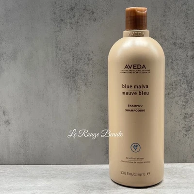 AVEDA Blue Malva Shampoo 33.8 Fl Oz 1L - Color Correcting Blonde Gray Hair - Image 1 of 2