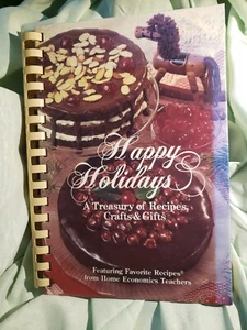 Happy Holidays Recipes Cookbook 1990 Home Economics Advisory Board - Picture 1 of 8