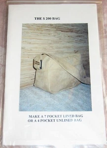 Patrón LA BOLSA $200 4 o 7 Bolsillos Forrados o Sin Forrar CREACIONES COLORADO ¡Nuevo! - Imagen 1 de 3