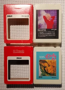 DOLLY PARTON Stereo 8 Track Set Orig RCA Greatest Hits Slipcase Country EX - Picture 1 of 2