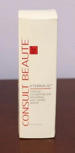 CONSULT BEAUTE ~ XTERNA-Q TOPICAL CO-ENZYME UNIVERSAL ANTI AGING SERUM ~ 1 OZ - Picture 1 of 6