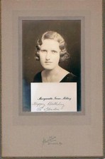 MARGARETTE IRENE MILLAY CURRAN CABINET CARD PHOTO - Brunswick, Maine