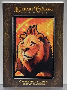 2024 Goodwin Champions Literary Classic Patches COWARDLY LION Tier 3 #LCP-69 - Picture 1 of 2