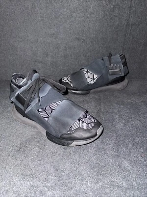 Adidas Y-3 Qasa High Negro ARTE ABSTRACTO TALLA 9 EE. UU. Yamamoto S82123 Nordstrom Foto 1 de 4