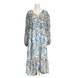 Joie Damen Maxikleid geblümt Gr. XL fließend Cottagecore Frühling feminin - Bild 1 von 11