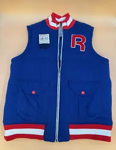 Vintage 80s 90's Reebok Athletic Club 1895 Blue Red White Vest Men's Size Medium - Picture 1 of 9