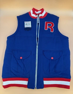 Vintage 80s 90's Reebok Athletic Club 1895 Blue Red White Vest Men's Size Medium - Image 1 of 4