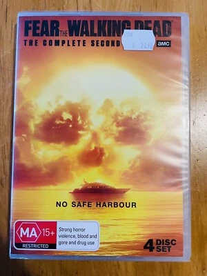 FEAR THE WALKING DEAD DVD SEASON 2 - R4 BRAND NEW IN PLASTIC WRAP- FREE POST - image 1 of 2