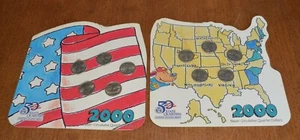 2000 YEAR SET "50 STATE QUARTERS" (2) 5-QUARTER SETS - Picture 1 of 7
