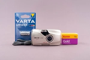 Cámara fotográfica compacta Olympus Mju II Stylus Epic DLX 35 mm probada - Imagen 1 de 14