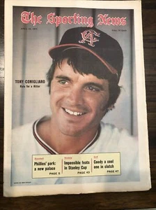 APRIL 24,1971-THE SPORTING NEWS-TONY CONIGLIARO OF THE CALIFORNIA ANGELS(MINT) - Picture 1 of 4