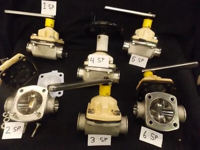 Saunders 2" Sanitary PTFE Diaphragm Valve 316 Stainless Manual FREEShipAf1 - Image 1 of 4