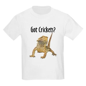 CafePress Bearded Dragon Got Crickets Kids T Shirt Kids T-Shirt (110106411) - Picture 1 of 20