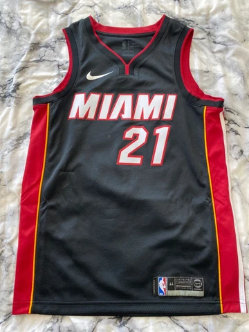 Hassan Whiteside Authentic Nike Miami Heat Jersey Mens Medium 44 Cover