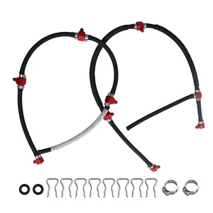 Par de kits de línea de retorno de inyector de combustible para Duramax 6,6 L 2004,5-2010 LLY LBZ LMM - Imagen 1 de 11