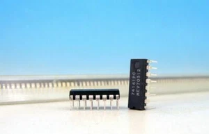 5 x 74161PC MEV Tungsram IC Synchron 4-Bit Zähler SN74161N 74161 IC - Bild 1 von 1