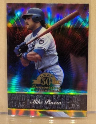 Donruss Collections 1998 Prized Leaf Gold Rookies 351 Mike Piazza Refractor/400 Foto 1 de 2