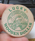 Holz Nickel Freiheit Münzen Lansing Michigan Lucky Dollar Token Holz Nickel Münze