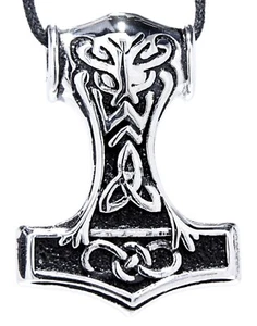 Thorhammer Thor martello Thorhammer catene ciondolo Mjölnir acciaio inox n. 55A - Foto 1 di 8