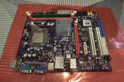 ECS G31T-M REV:1.0 (15-V39-011002) LGA 775 Intel Motherboard +CPU E2180 +RAM Gb - Image 1 of 4