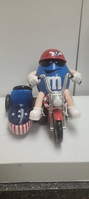 ( No Box) M&MS Motorcycle Candy Dispenser With Sidecar  - Image 1 of 4