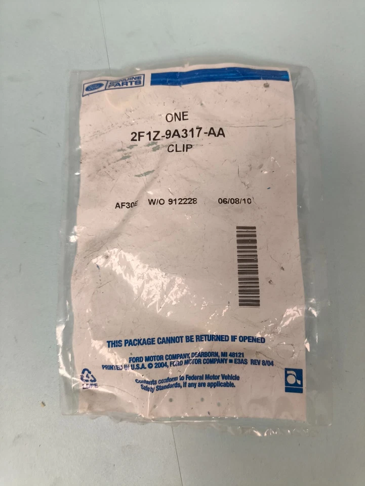 Clip de retención de línea de combustible original Ford 2F1Z-9A317-AA Foto 1 de 3