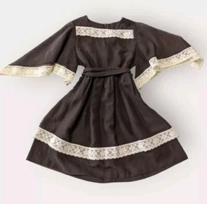 American Vintage 70s Brown Kim Originals Little Girl Brown Cottage Boho... - Picture 1 of 6