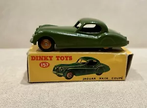 Dinky Jaguar xK120 Couoe 157 verde - Foto 1 di 12