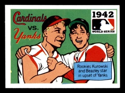 1971 Fleer World Series Baseball #40 1942 Cardinals vs Yanks EX/MT *d3 - Image 1 of 2
