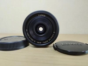 Panasonic LUMIX G 14mm F2.5 ASPH. H-H014 Black Manual Lens 4/3 Mount Camera - Picture 1 of 4