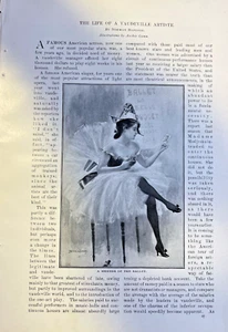 1901 Leben und Kunst einer Waadtländer Schauspielerin illustriert - Bild 1 von 6