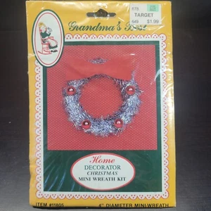 Mini ghirlanda natalizia della nonna vintage kit artigianale #11085 - Foto 1 di 10