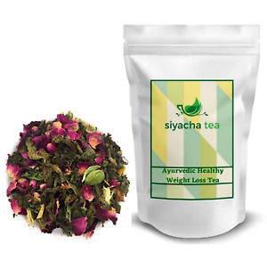 Ayurvedic Healthy Weight Loss Tea Decaff Herbal Detox Tisane Natural Blend 250g