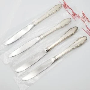 4 Reed & Barton English Provincial Sterling Handle Knives 9” NEW IN BAG! - Picture 1 of 9
