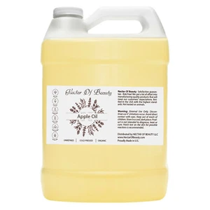 Apple Seed Carrier Oil Non-GMO 100% Pure Pesticide-Free 1 Gallon Bulk Wholesale - Picture 1 of 1