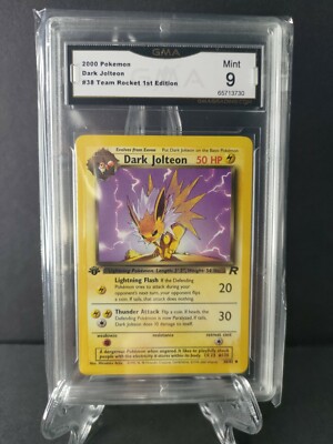 Dark Jolteon #38 - Pokemon Team Rocket 1st Edition - PSA 7 | eBay