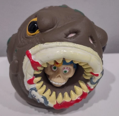 Vintage 1991 ERTL Blurp Balls SHARKY Skullsquirt Shark Madballs Toy   Free Ship! Cover
