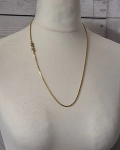 D'ORLAN Signed Flat Gold Vermeil Vintage necklace - Picture 1 of 8
