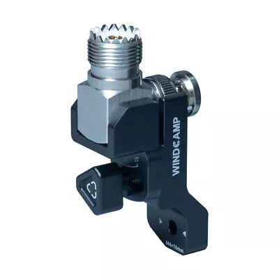 WINDCAMP RC-2 IC-705 Quick Release Antenna Support for ICOM 705 Black Brand New - Image 1 of 4