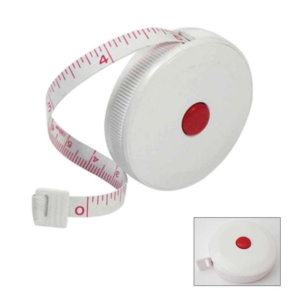 New 1pc Measuring Retract Tape Ruler 60" Tailor Measure Sewing Tailor Dual-Side - Image 1 of 1