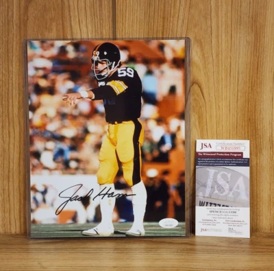 Jack Ham Autograph 8x10 Football Photo Signed Pittsburgh Steelers JSA COA - Image 1 of 4