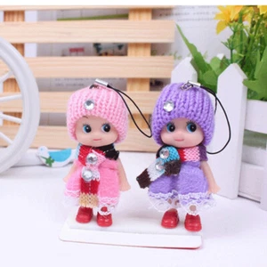 Plush Dolls Keychain Soft Stuffed Toys Keyring Mini Plush Animals Key Chain -lq - Picture 1 of 12