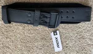 Original Authentic RDX Track Weightlifting Belt Black Brand New TAG Body Build L - Picture 1 of 3