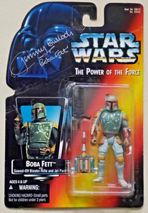 Boba Fett STAR WARS card MOC hand signed autograph JEREMY BULLOCH † 2020 RARITY - Bild 1 von 8