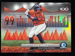 2024 Bowman Chrome Scouts Top 100 #BTP-99 Luis Baez - Picture 1 of 2