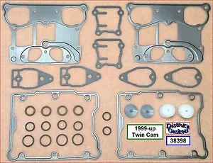 Rocker Gasket Kit, SLS rocker gaskets, 1999~2010 Twin Cam Harley, ref. 17033-99 - Picture 1 of 1