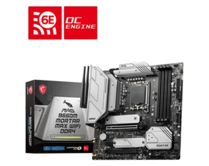 MSI MAG B660M MORTAR WIFI DDR4 LGA 1700 MicroATX Intel Motherboard - Bild 1 von 5