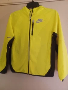 Youth Nike Therma-Fit athlete Neon Lime Full Zip Hoodie Jacket Youth large - Picture 1 of 6